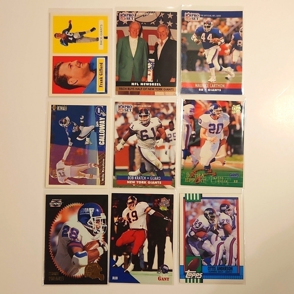 NEW York Giants 54 NFL Trading Cards - Picture 11 of 12